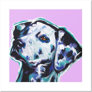 DALMATIAN Dog Bright colorful pop dog art Posters and Art